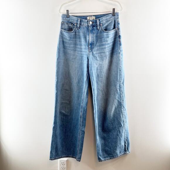 Madewell Superwide Leg High Rise Jeans Varian Wash Blue 29 / 8 - Picture 3 of 6